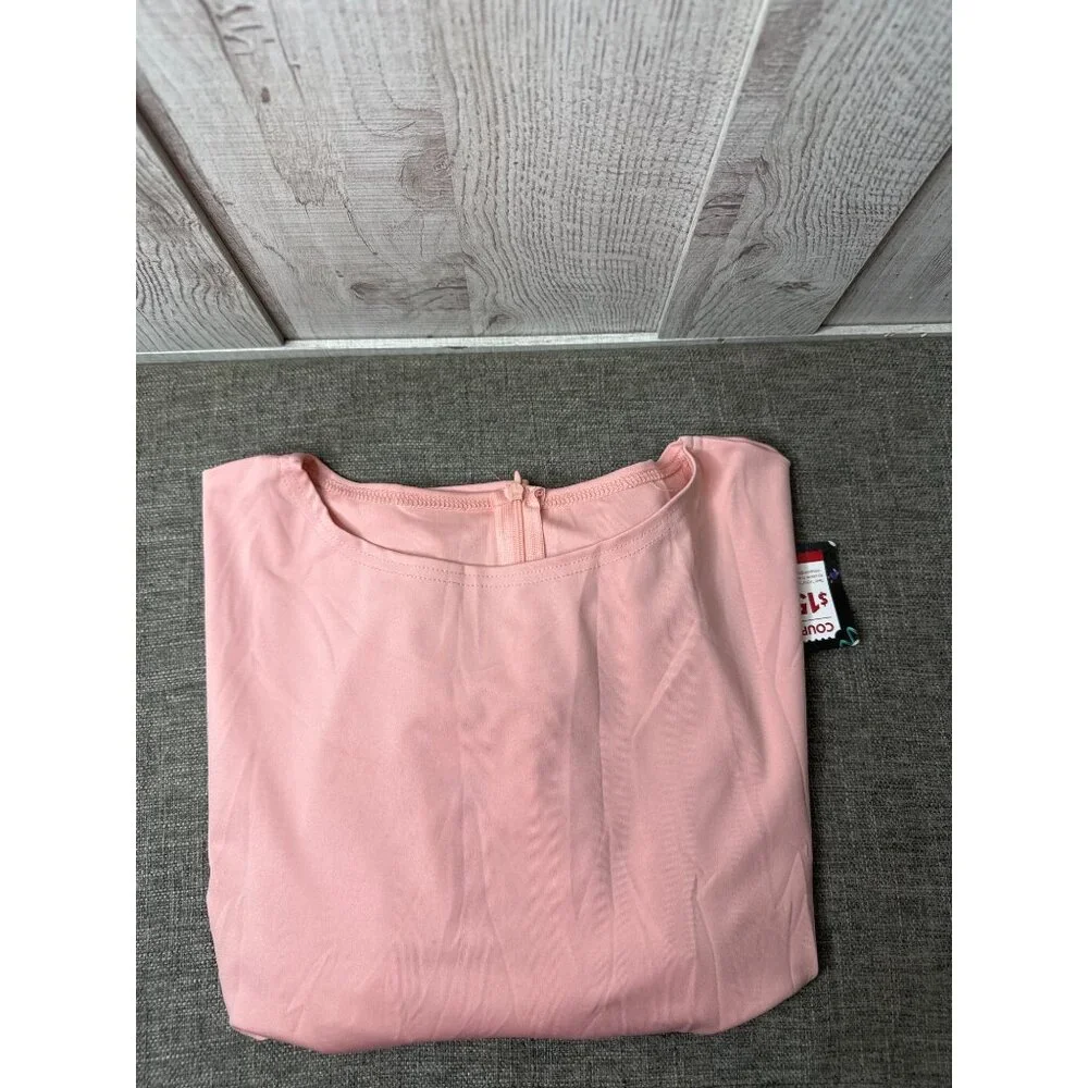 Echoin Womens Pink Short Sleeve Party Cocktail Dress Small - Picture 3 of 7